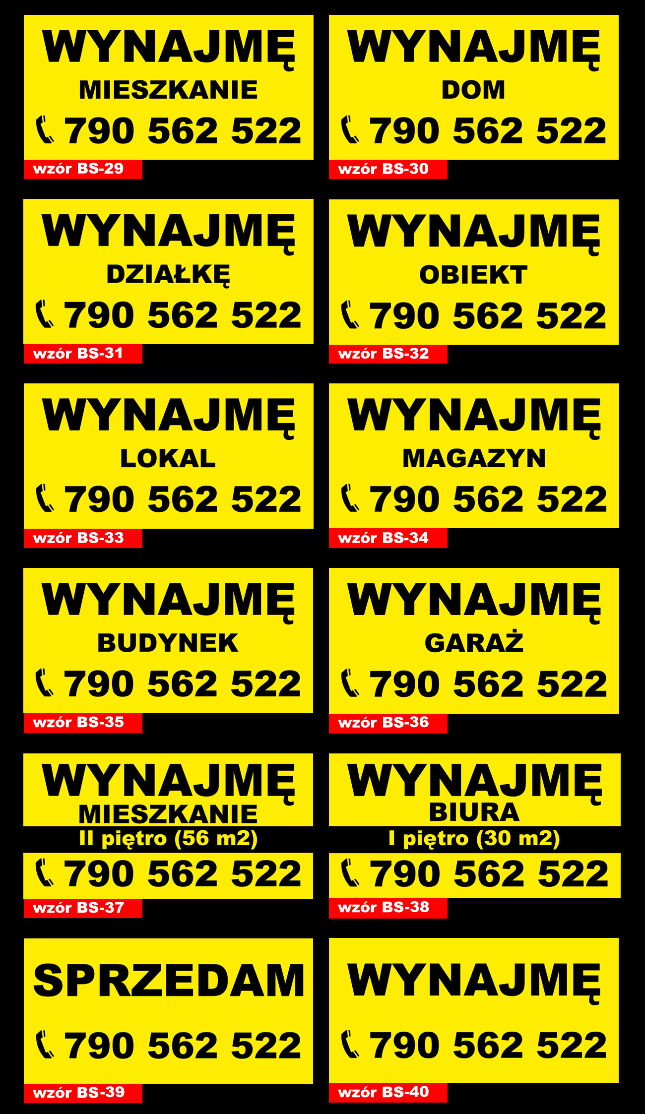 baner wynajme lokal