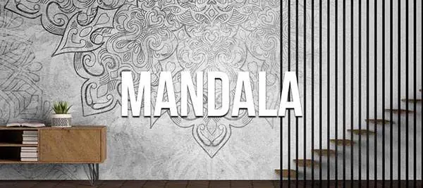 mandala jako temat działu z tapetami