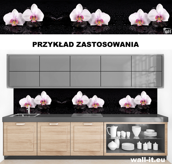 fototapeta do kuchni storczyki