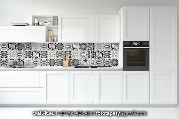 WA01bw szary arabski patchwork